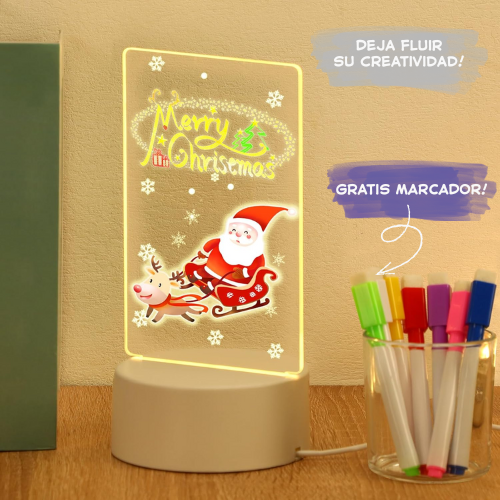 Lámpara de Noche Pizarra LED de luz suave